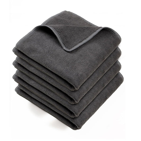 Microfiber Cloth (Grey, Pack of 4) 40x40 cm - 350 GSM