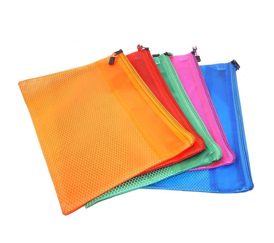 Waterproof Zipper Pouch Pack of 10