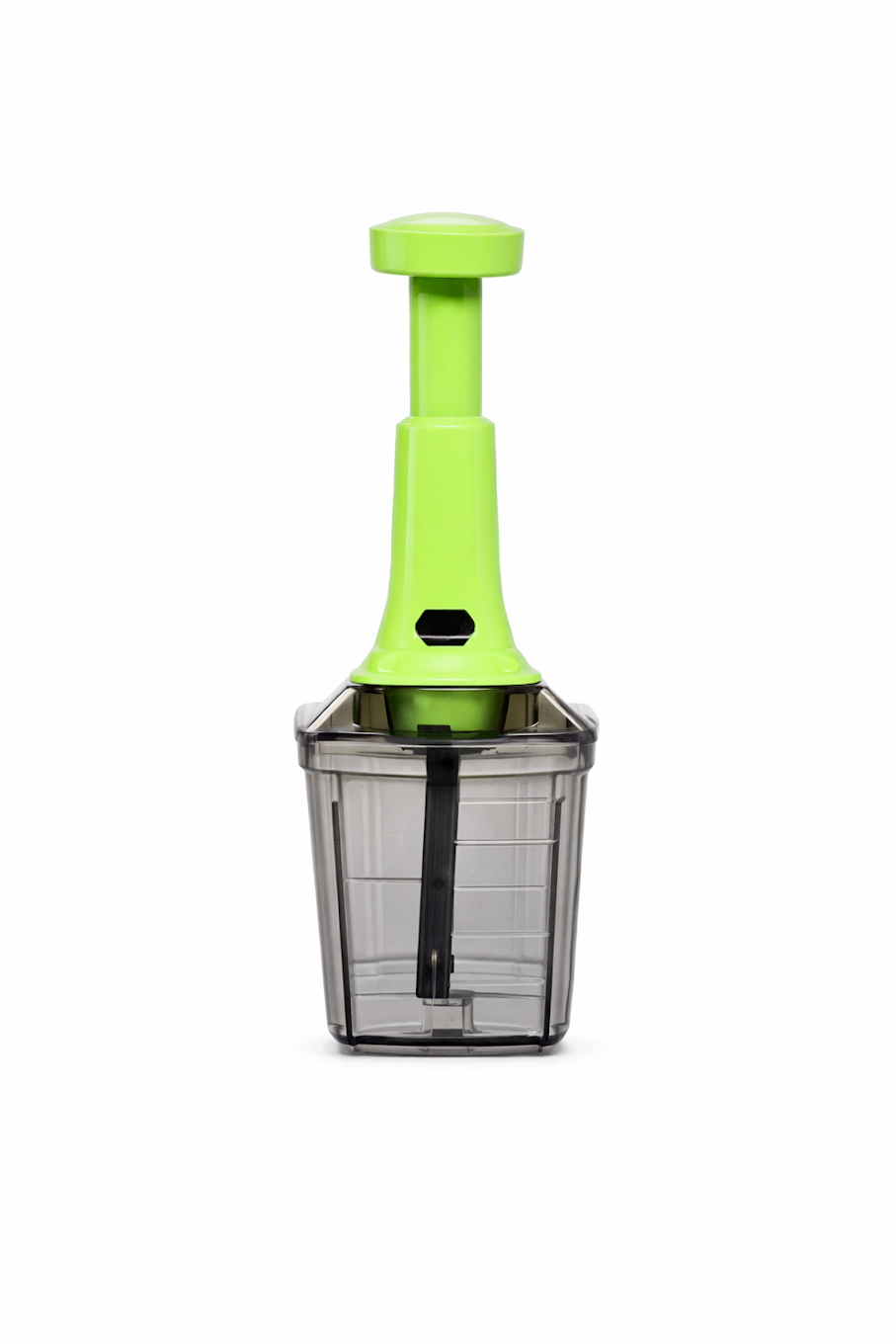 Manual Push Vegetable Chopper Green