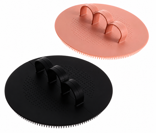 Soft Silicone Body Scrubber Bath Sponge Pink