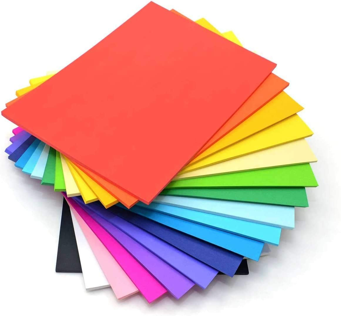 A4 Colored Paper Sheets Pack of 100