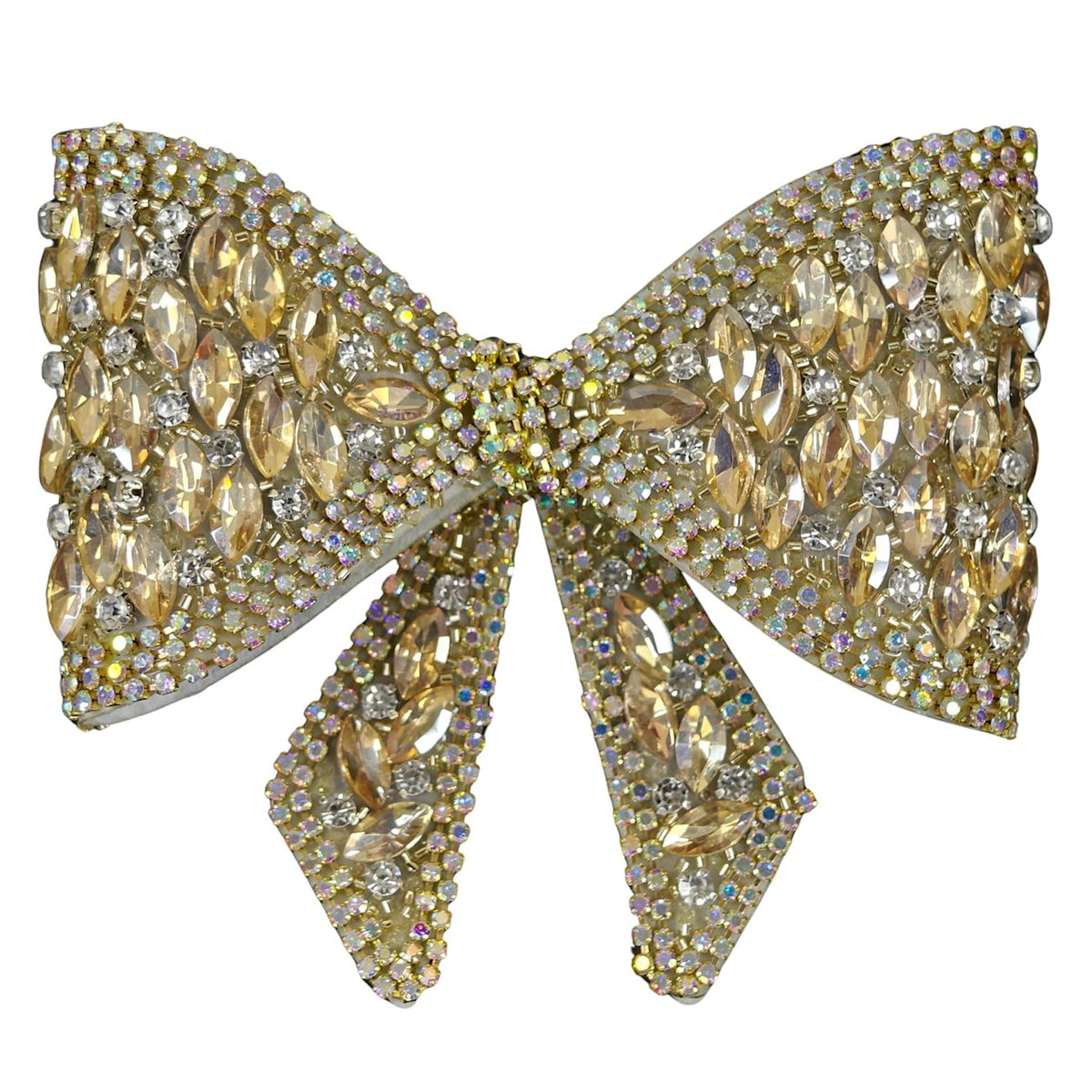 Elegant Crystal Bow Hair Clip for Girls