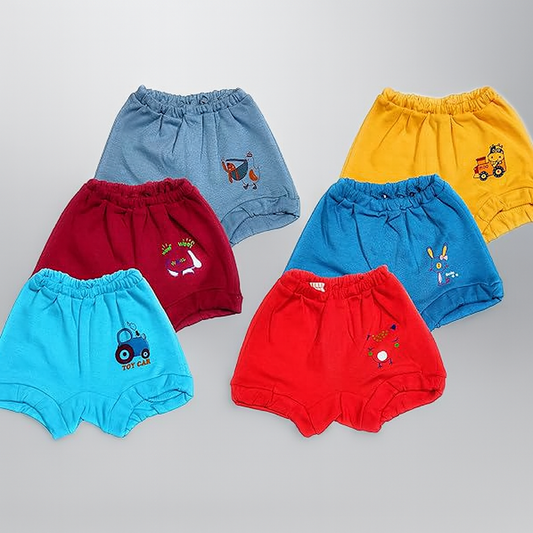 Kids Cotton Underwear, Drawer, Briefs, Panty Multicolor Pack