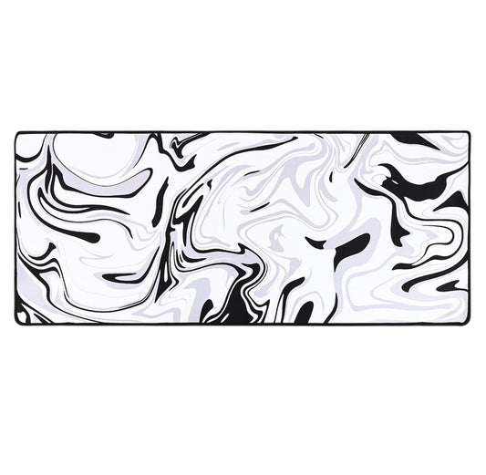 XXL Extended Mouse Pad Abstract White