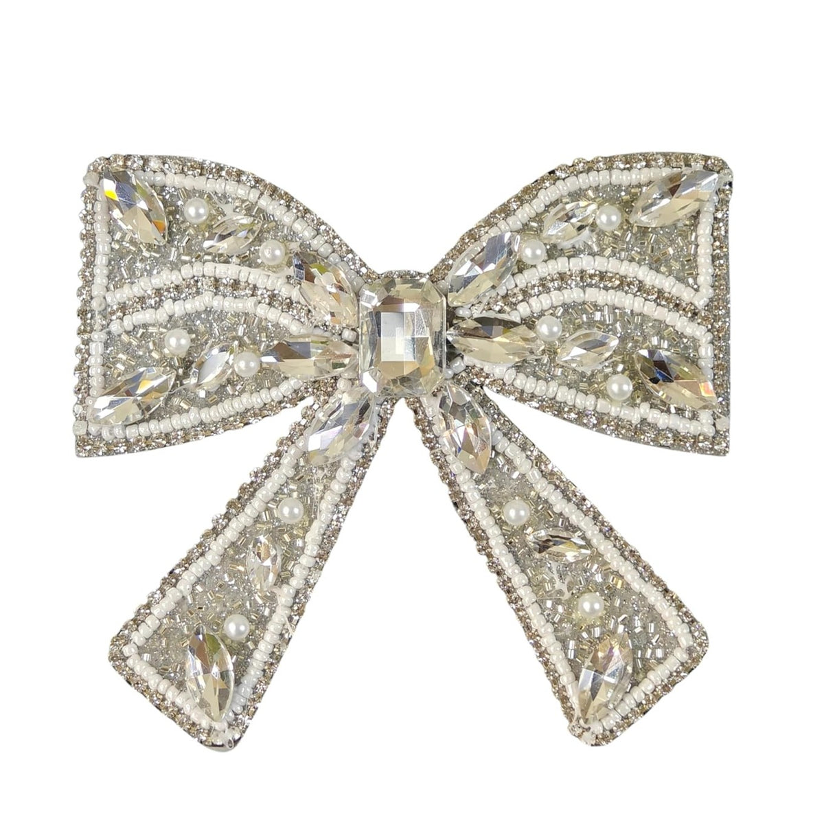 Crystal Bow Alligator Hair Clip for Women