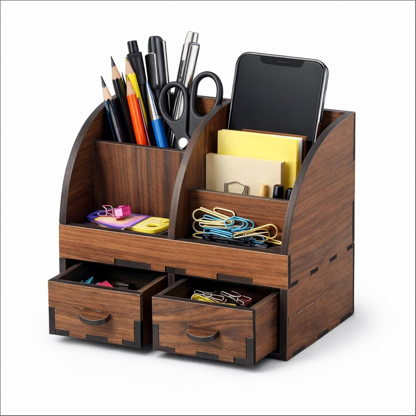 Space Saving Desk Supplies Organizer
