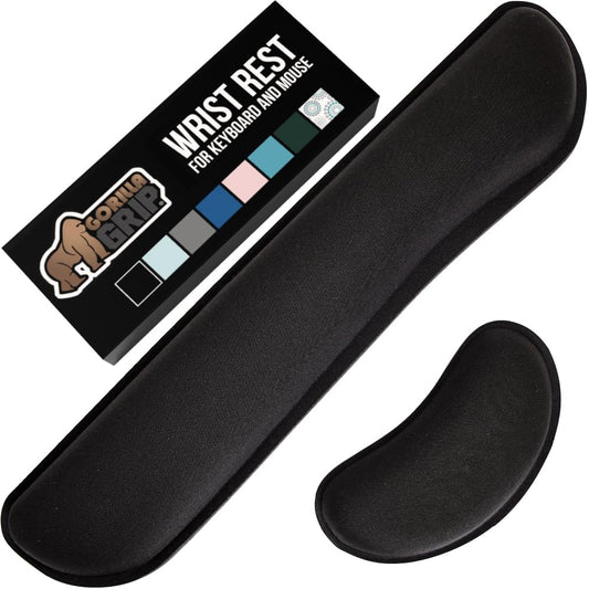 Ergonomic Wrist Rest Keyboard Mouse Pad Set