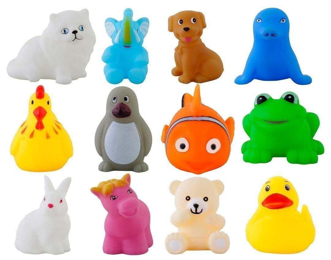 Baby Bath Floating Animal Toys Set