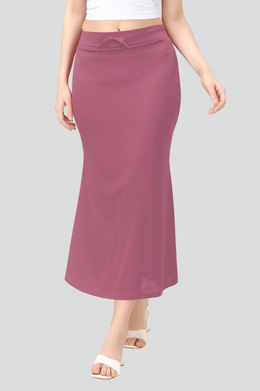 Stretchable Saree Shapewear Petticoat for Women-Lilac (Size-2XL) | D11