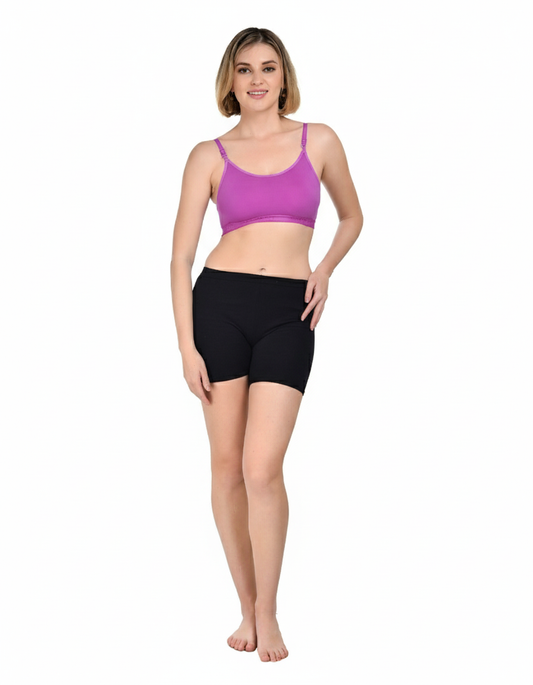 Women's Sports Bra & Leggings Set Purple (S )