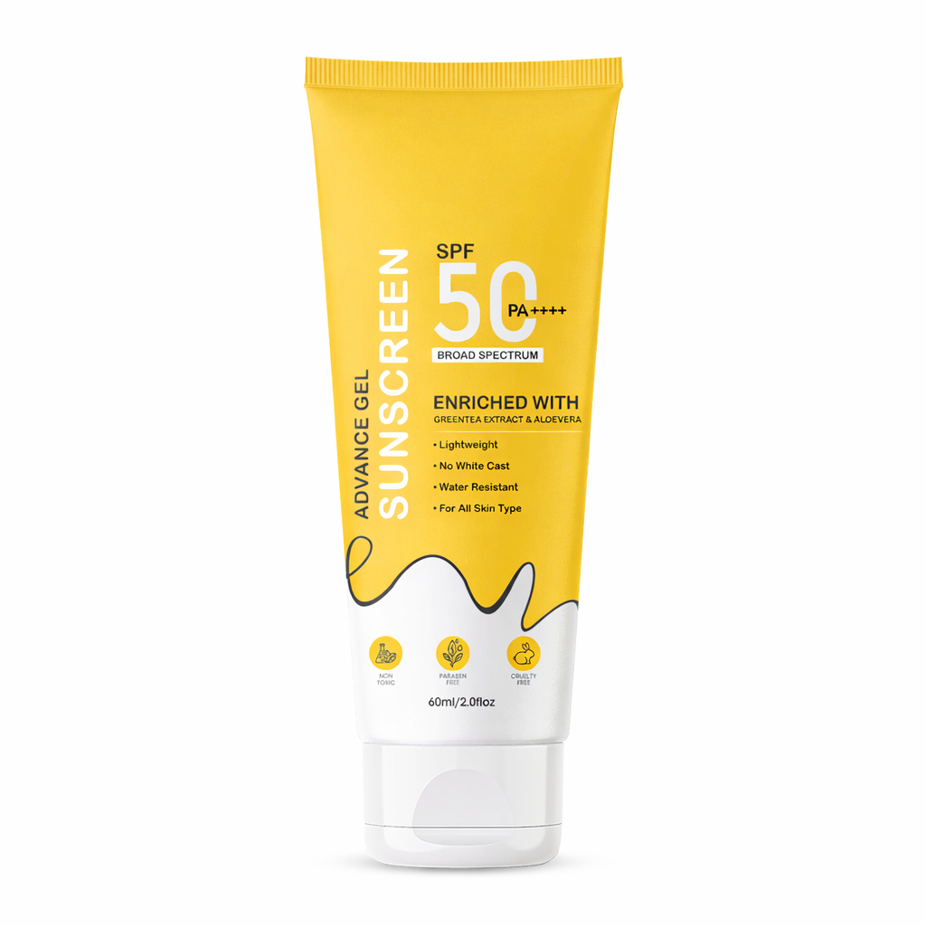 SPF 50 PA++++ Sunscreen Gel for All Skin 60ml