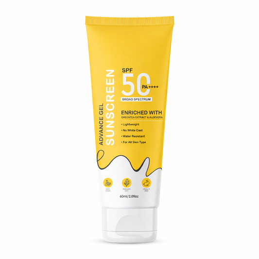 SPF 50 PA++++ Sunscreen Gel for All Skin 60ml