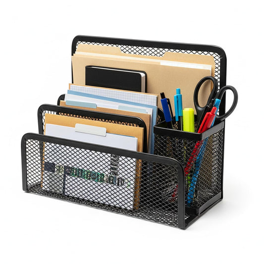 Mesh Desk Organizer 4 Compartments