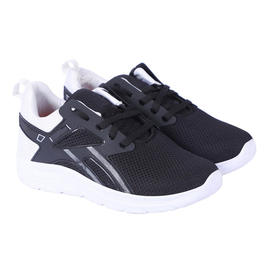 Men Lace Up Running Shoes, Black-01 (Size-7 UK)
