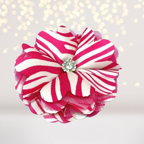 Girls Delicate Satin Flower Hair Clip