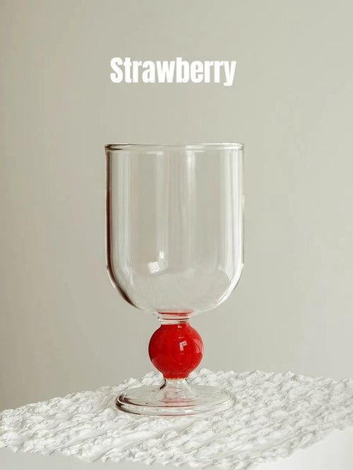 Gumballs Wine Glass Set - Eclectic Whimsical Coloured Cocktail Glasses