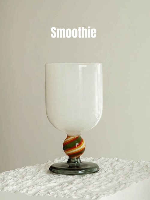Gumballs Wine Glass Set - Eclectic Whimsical Coloured Cocktail Glasses