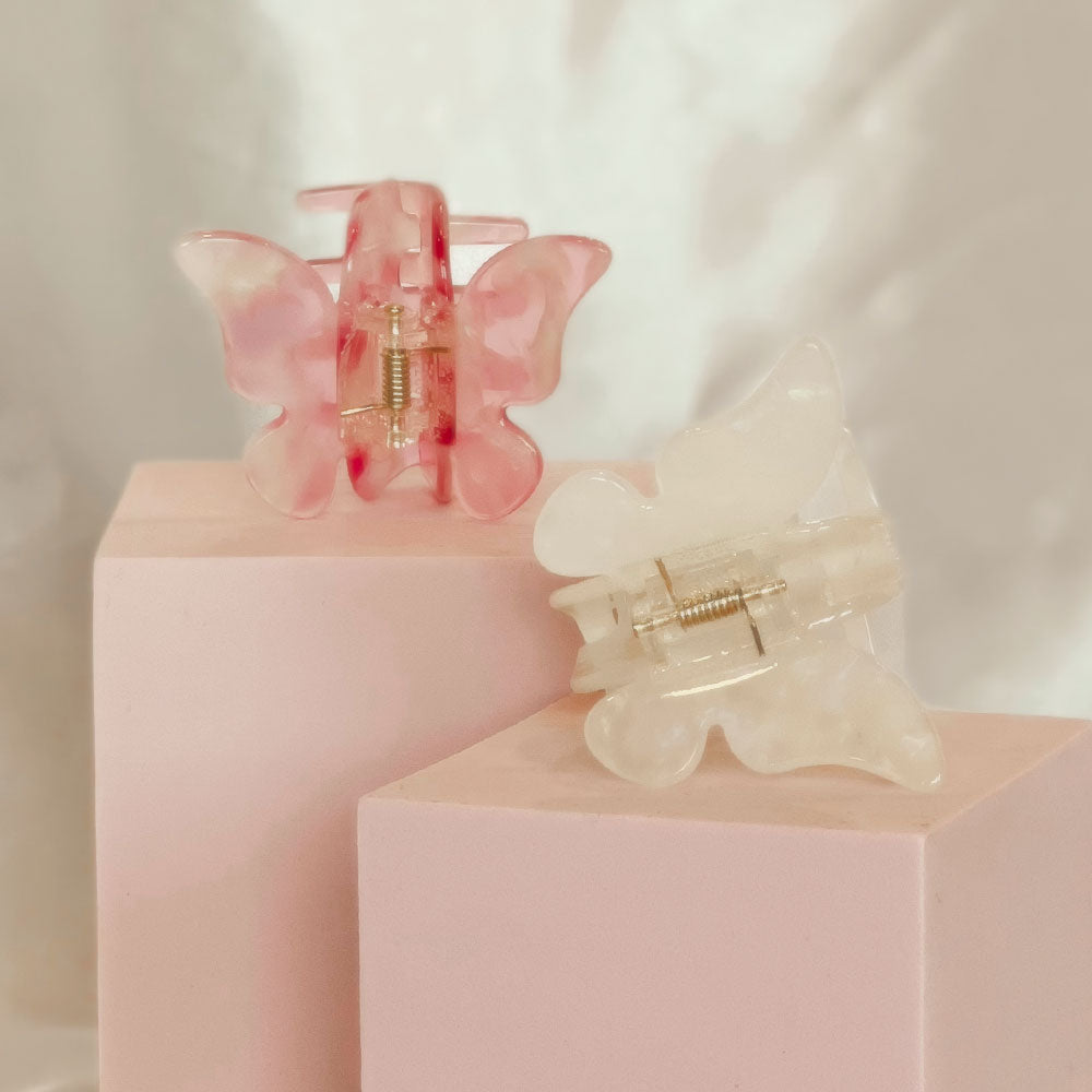 Hailey Hair Clip - White