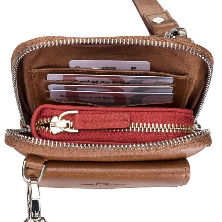 Nino Leather Crossbody Bag - Universal Wallet Case for Phones