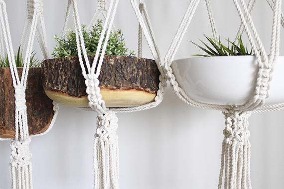 Large Macrame Plant Hanger, Hanging Planter, Plant