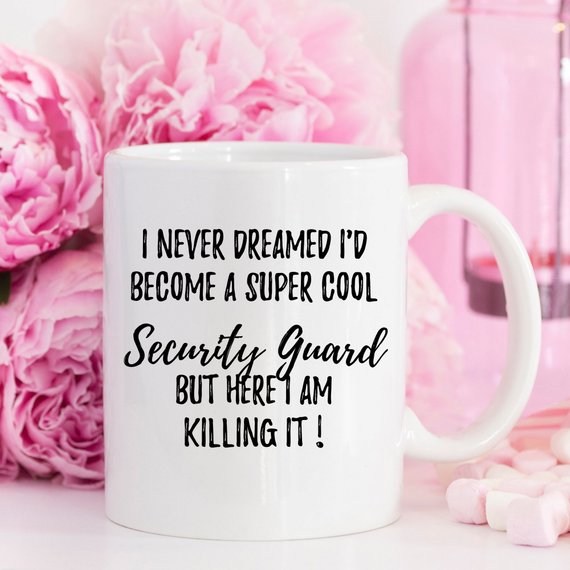 Security Guard Mug, Security Guard Gift, Funny