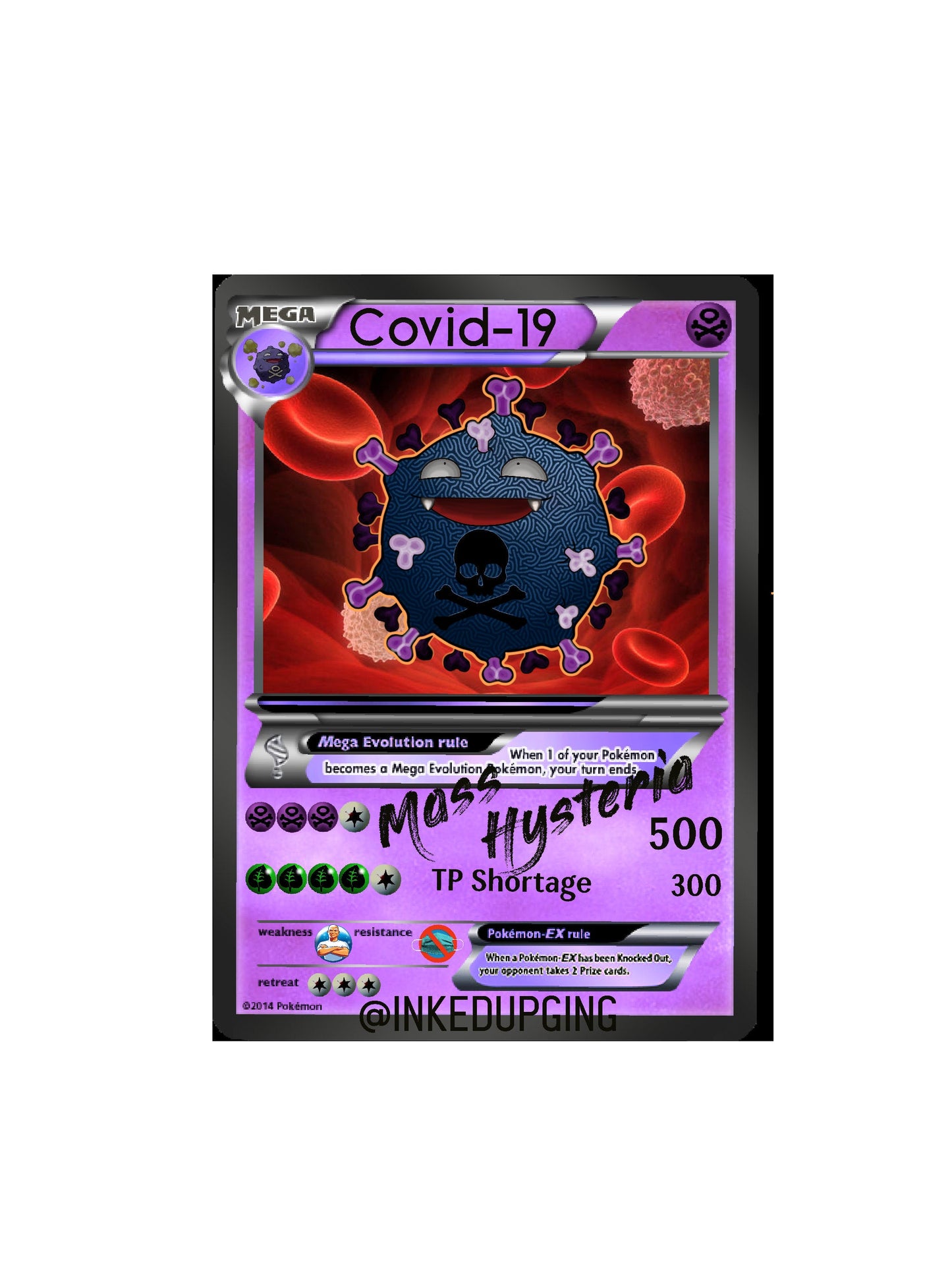 POKEMON Covid 19 Custom character sticker decal for phone, car, truck,