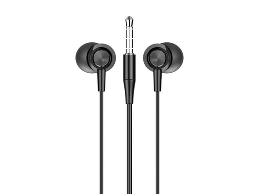 Techancy Auriculares Intra TD8025 Fio 3.5mm Estereo com Microfone Cabo