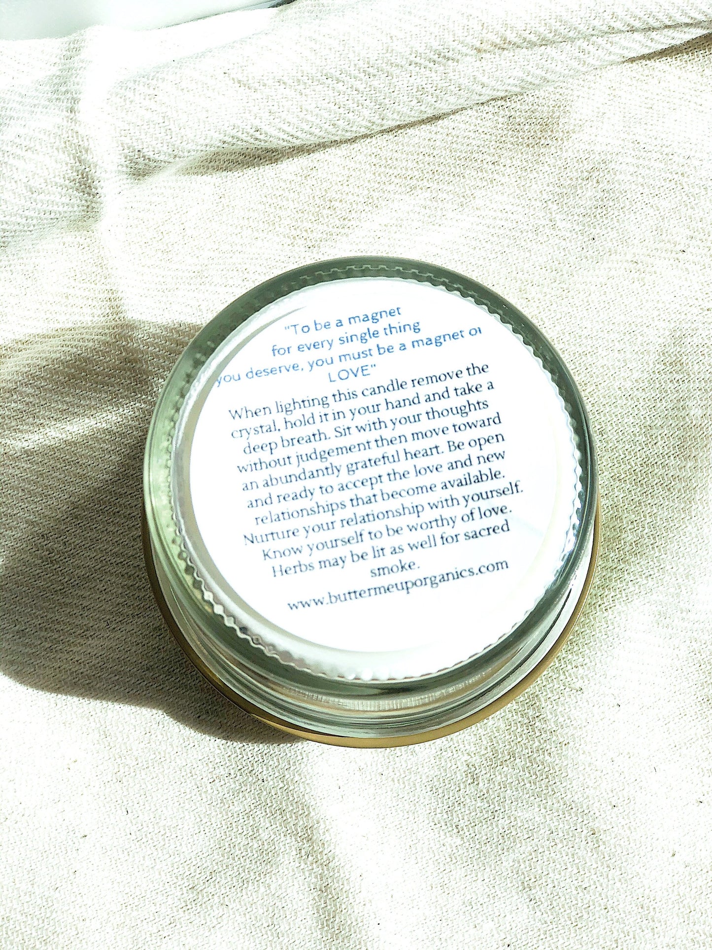Love Spell / Intention Candle/ Ritual Candle / Love and Light / Rose Q