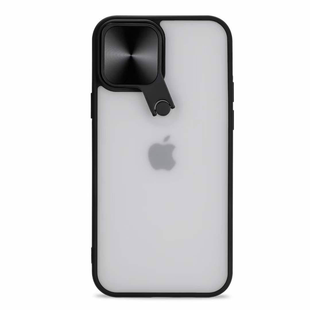 KIKO Selfie Camera Lens Protection Case with Stand for iPhone 13 Pro
