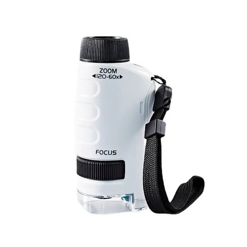 Kids Educational Pocket Handheld Microscope with LED Light