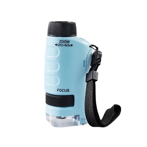 Kids Educational Pocket Handheld Microscope with LED Light