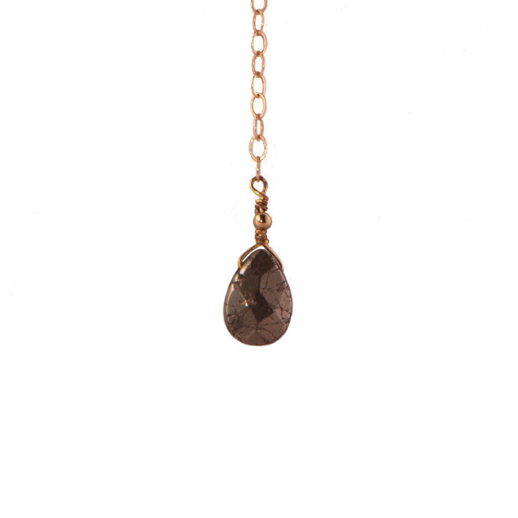 Marcilia 18K Gold Long Lariat