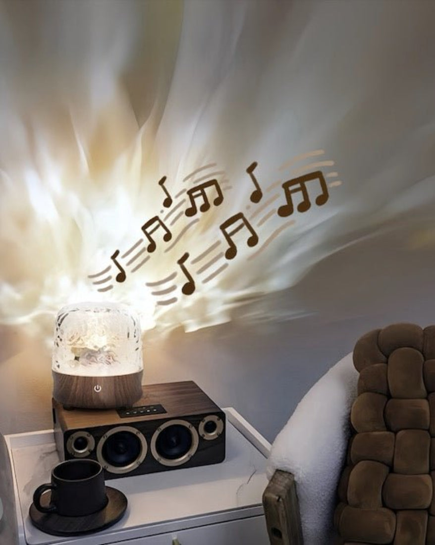 Light Theatre: Ambient Light With Stereo Speaker, Ripple Sunset Aurora