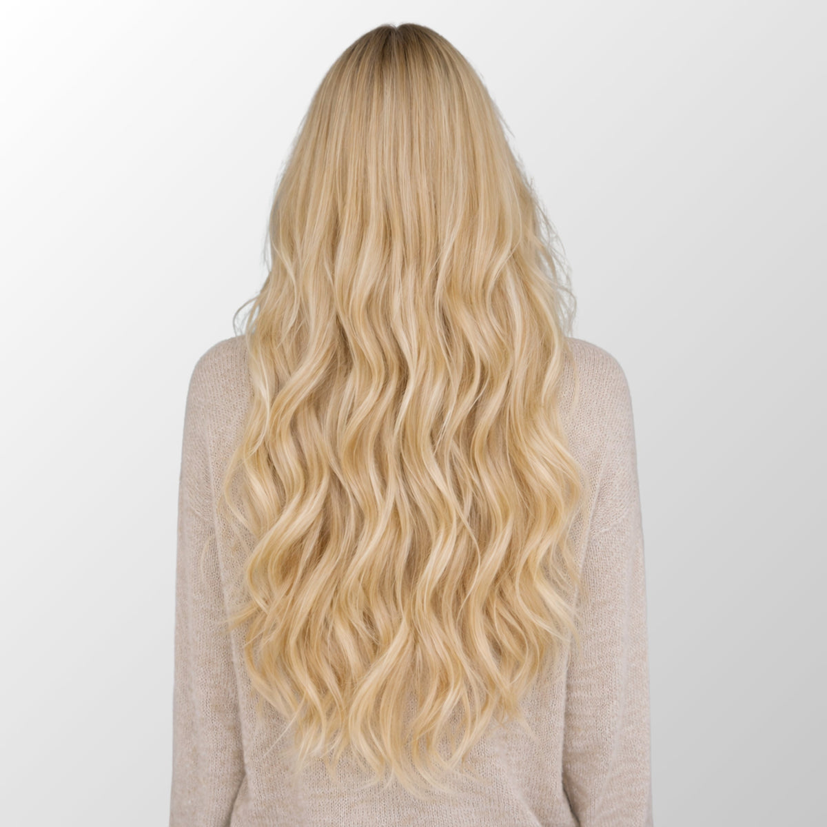 Bleach Blonde (613) Classic Clip-In Hair Extensions (120g-140g)