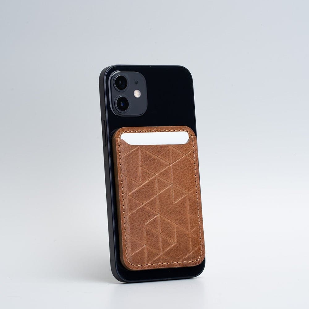 Leather Wallet compatible with MagSafe - Classic (Vectors)