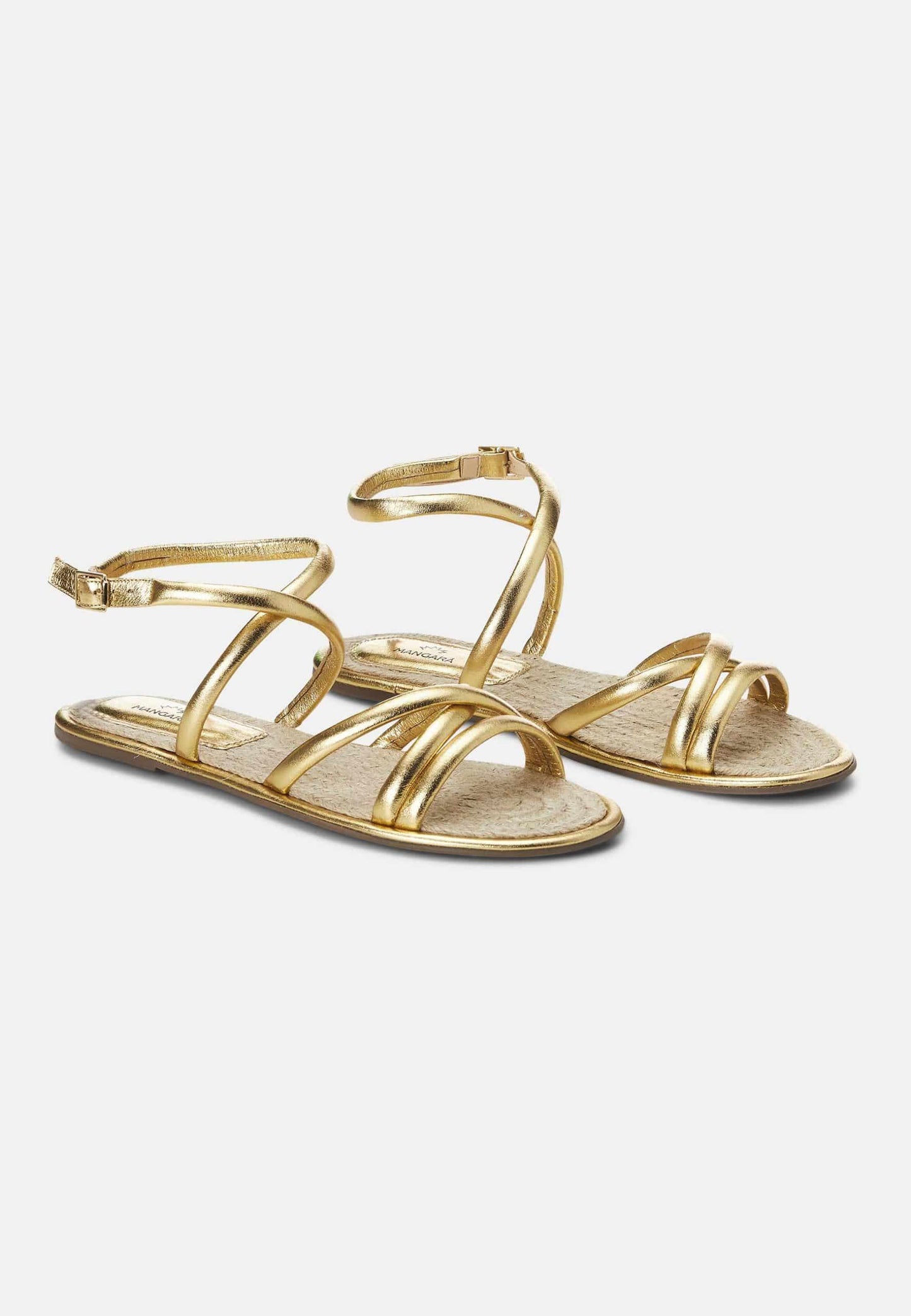 White Angico Women's Leather Sandals
