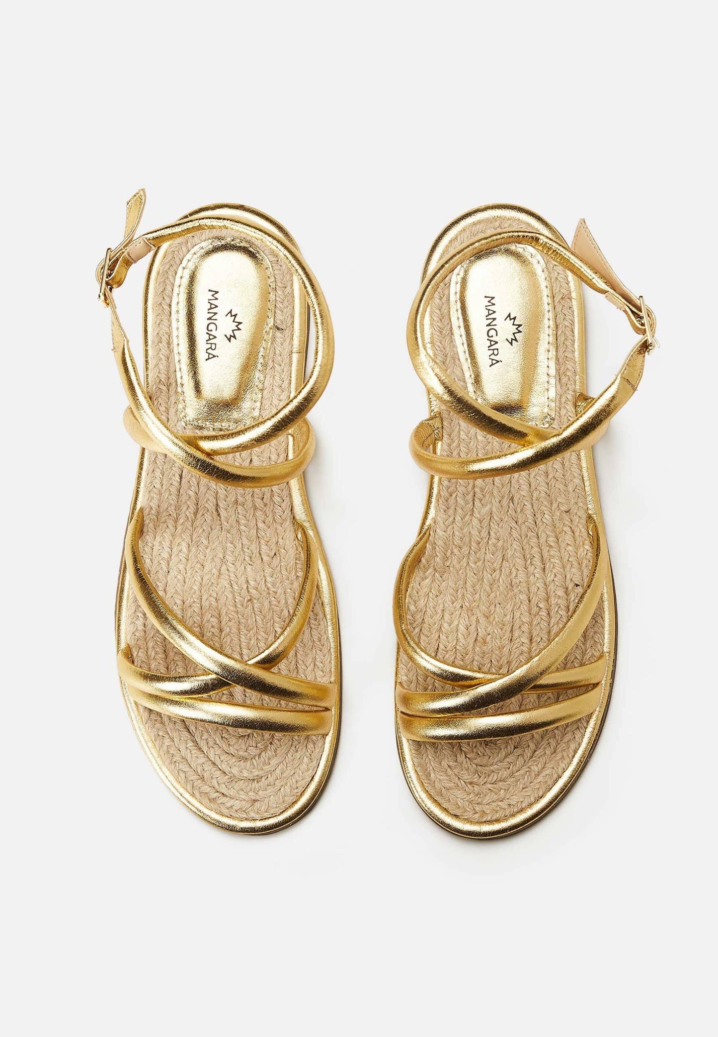 White Angico Women's Leather Sandals
