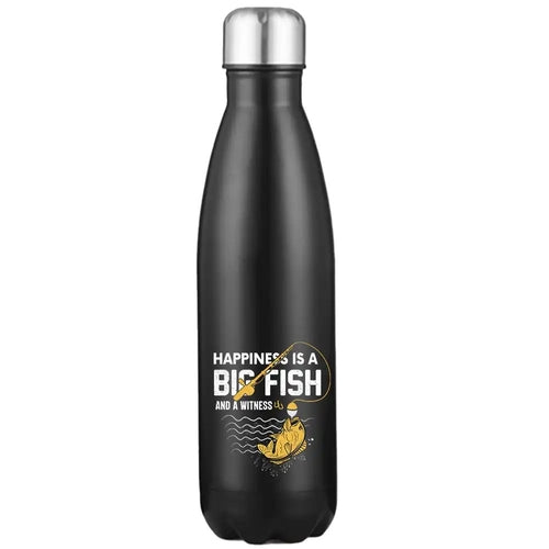 Happiness Is A Big Fish 17oz Stainless Water Bottle