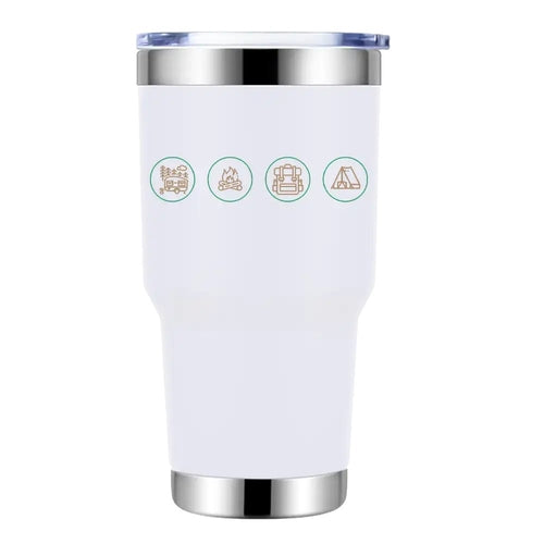 Camping Life 30oz Insulated Vacuum Sealed Tumbler