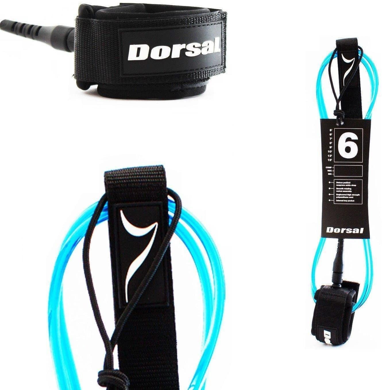 DORSAL Surf Leash for Surfboard Longboard SUP Leg Rope