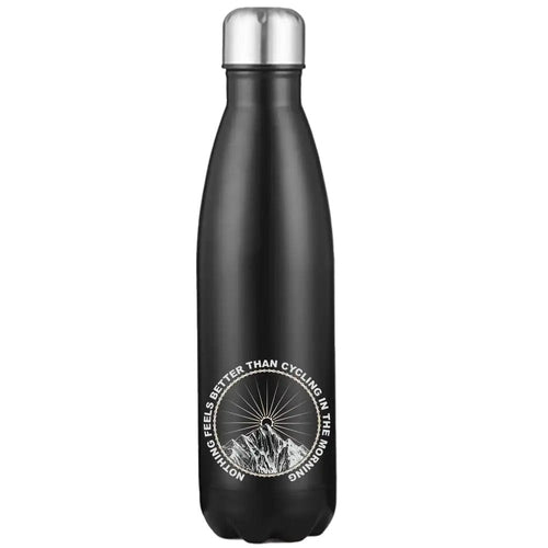 Cycling In The Morning 17oz Stainless Water Bottle
