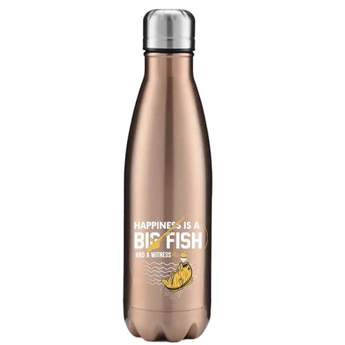 Happiness Is A Big Fish 17oz Stainless Water Bottle