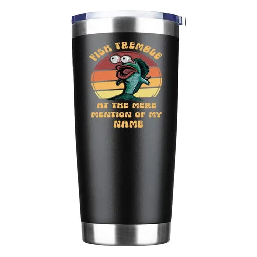Fish Tremble 20oz Insulated Vacuum Sealed Tumbler