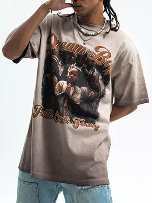 Men's Graphic Fashion Short Sleeve T-Shirt