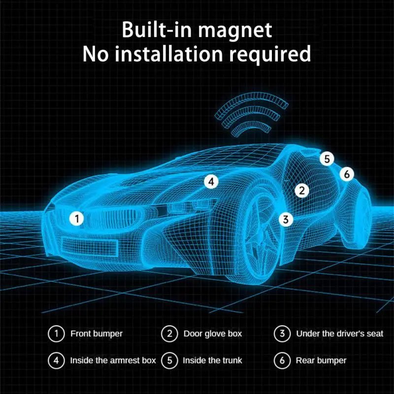 Mini Car GPS Locator Tracker For Senior Citizens