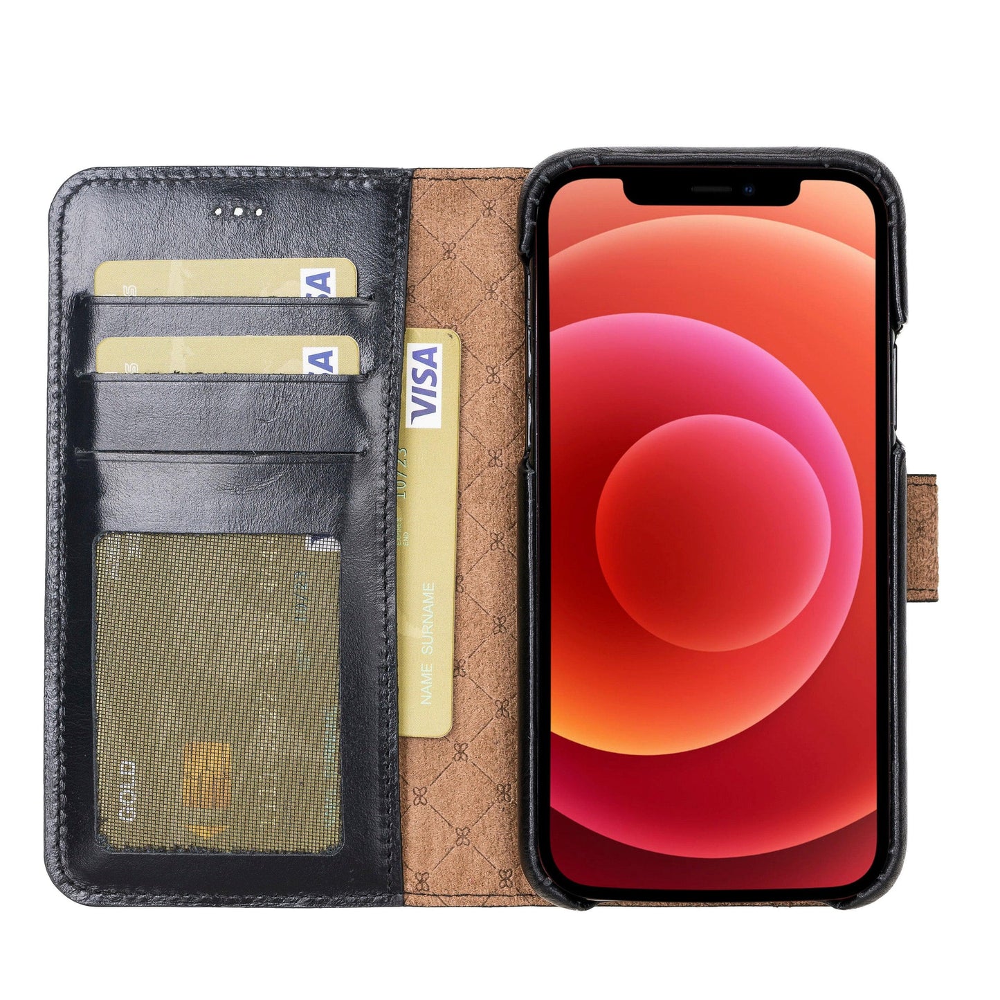 Detachable Fully Covering Leather Wallet Case For Apple iPhone 11