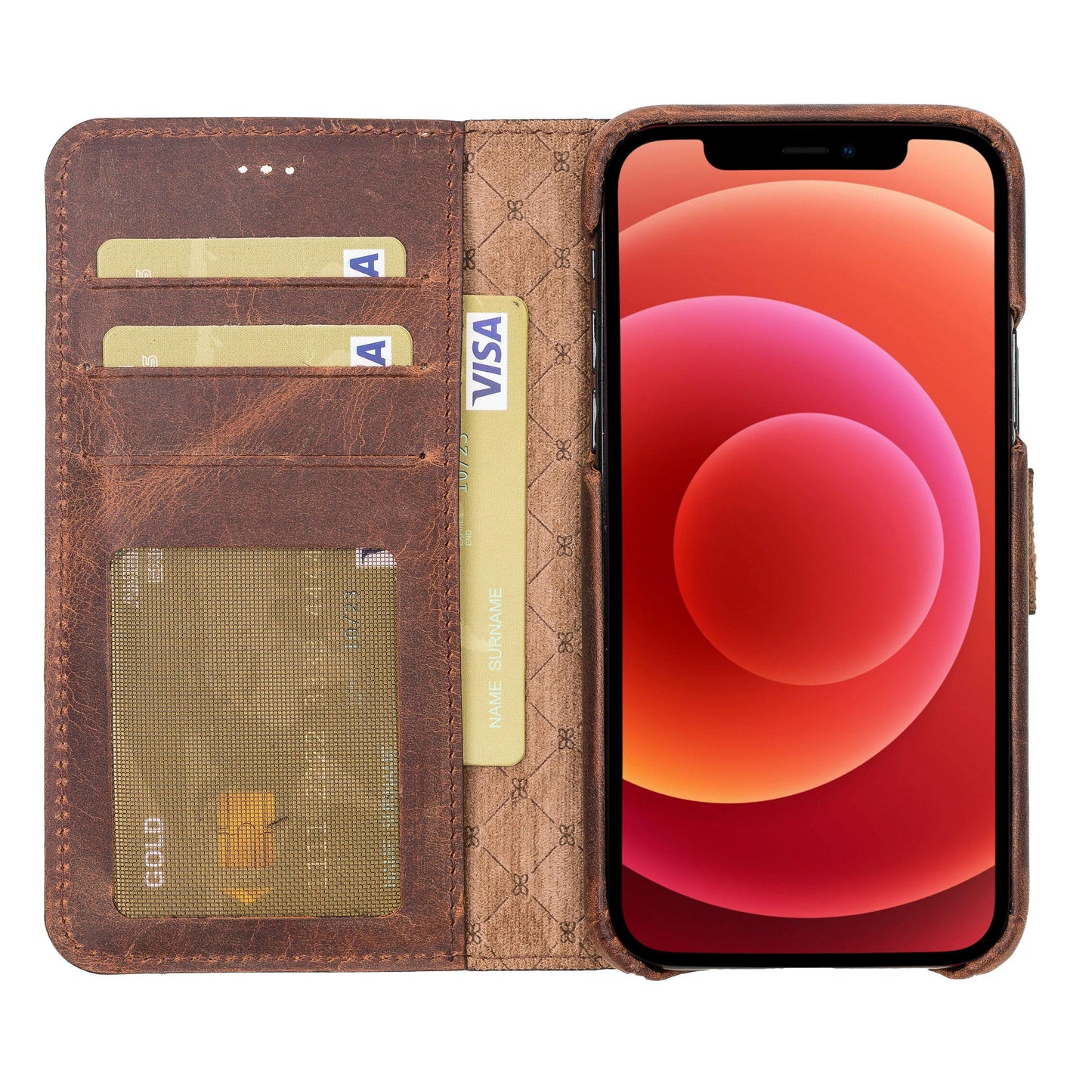 Detachable Fully Covering Leather Wallet Case For Apple iPhone 11