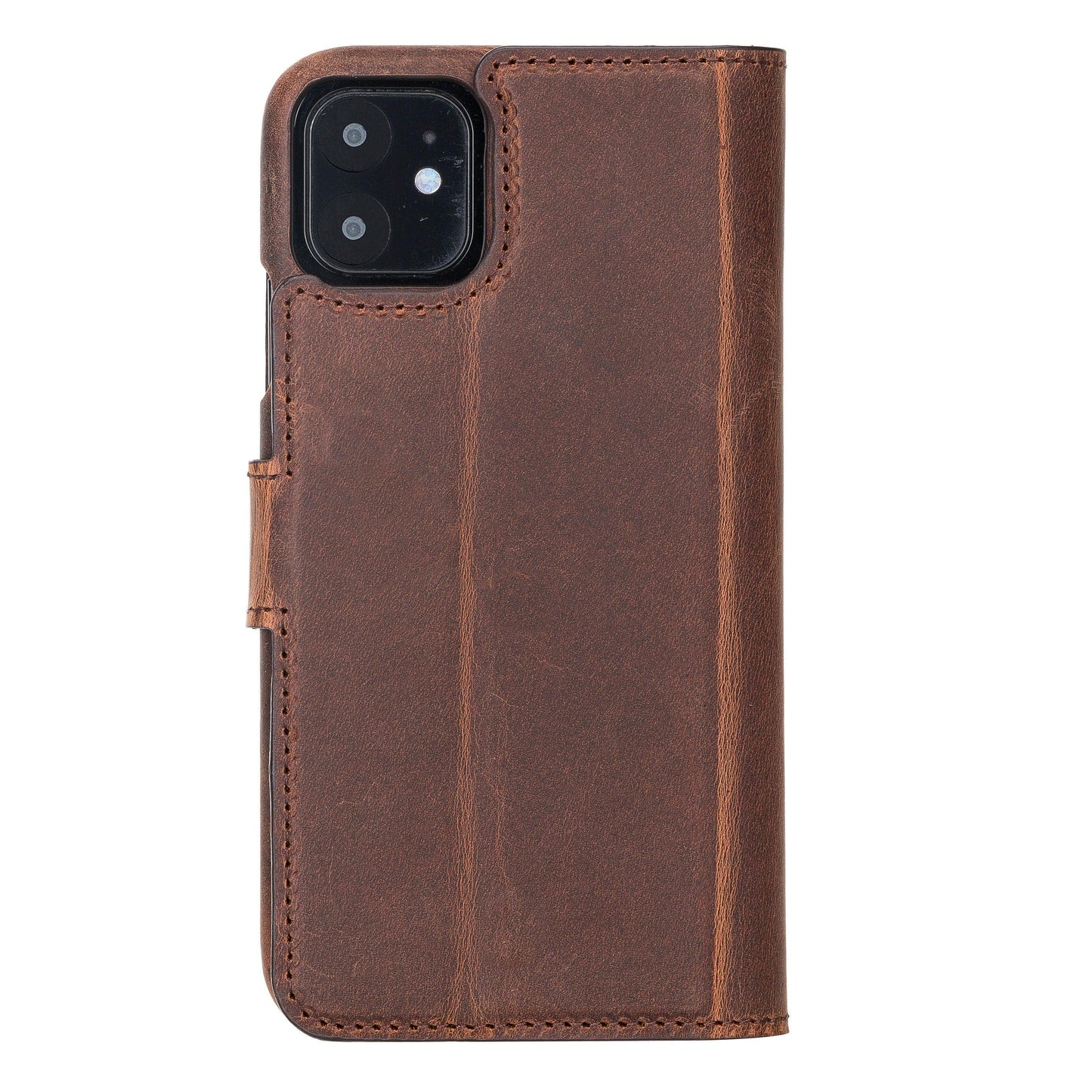 Detachable Fully Covering Leather Wallet Case For Apple iPhone 11