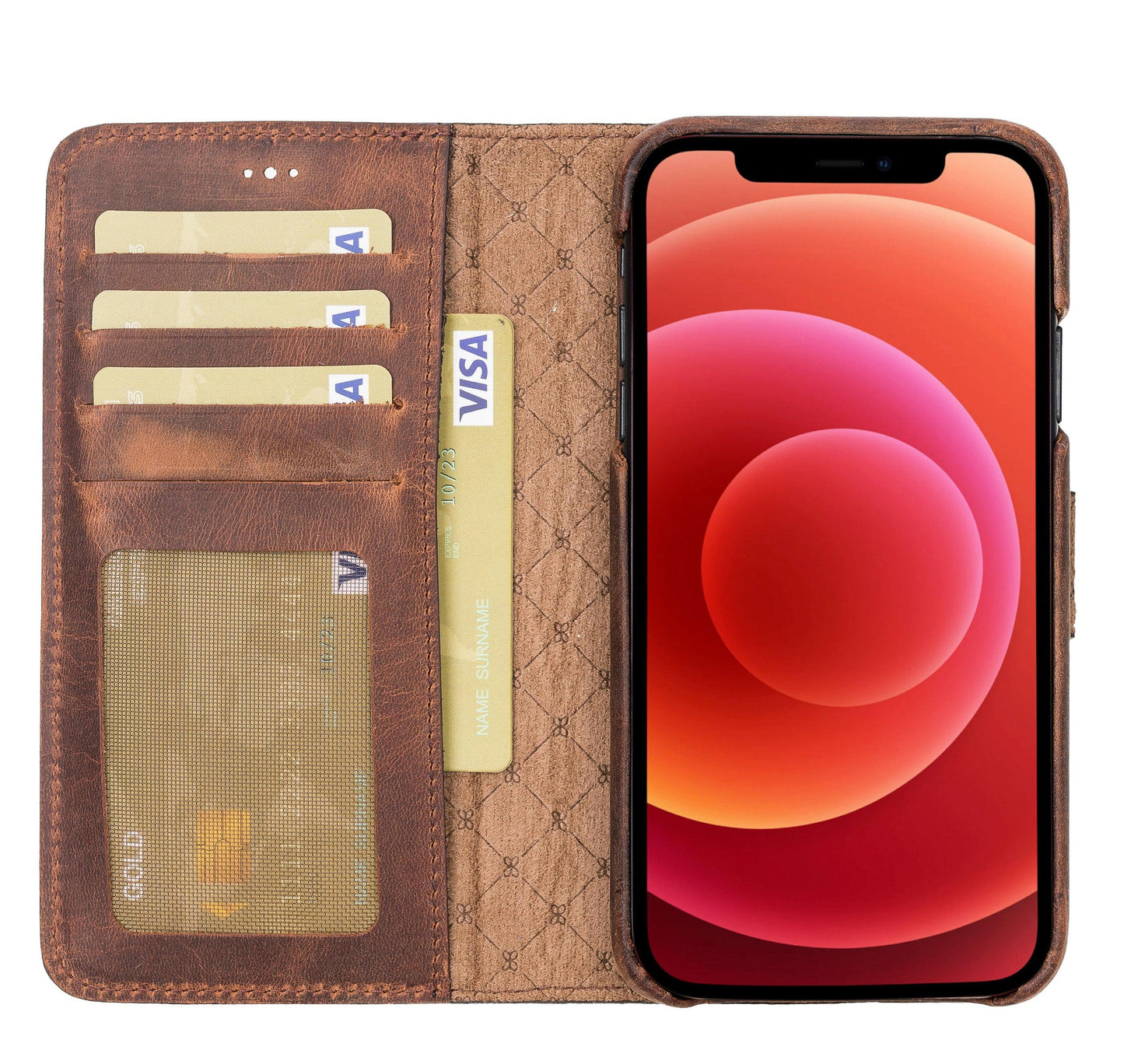 Detachable Fully Covering Leather Wallet Case For Apple iPhone 11