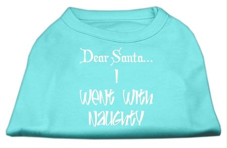 Mirage Pet Products 51-25-02 XSAQ Dear Santa I Went with Naughty Scree